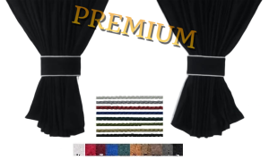 Zasłony BUS Sznurek - PREMIUM  - Bez Szyn